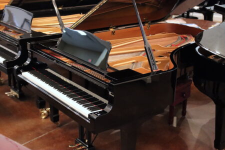 Pre-Owned Yamaha model C7 grand piano - full view