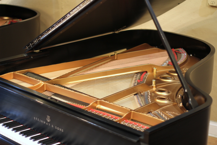 Inside Steinway A rebuilt by PianoWorks
