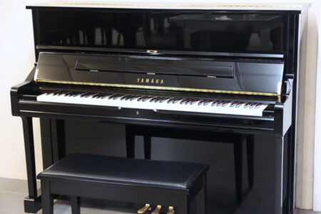 full view of pre-owned Yamaha U1 upright piano