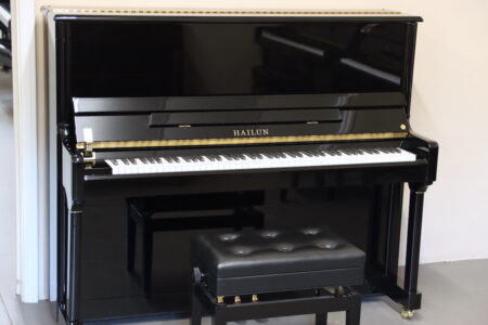 full view of pre-owned Hailun H-5P upright piano
