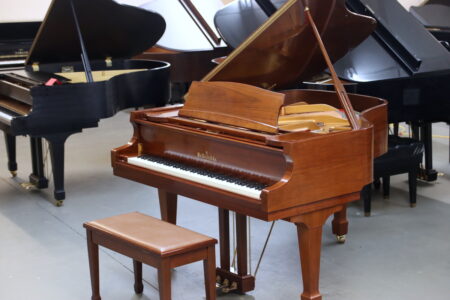 Pre-Owned Knabe WKG-53 baby grand, satin walnut, full view