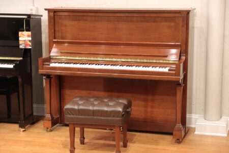 Pre-Owned Steinway model K, full view - open