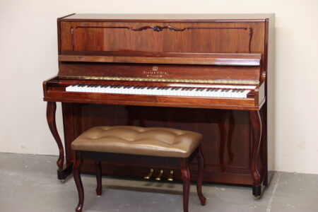 Pre-Owned Story & Clark Prelude studio upright piano, full view