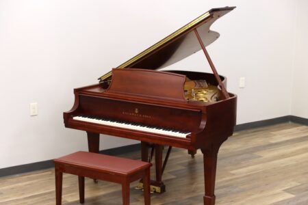 Refurbished Steinway model L, full view