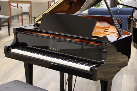2010 Yamaha model C2 piano, front view