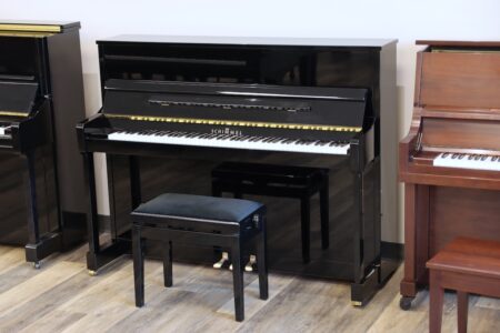 2002 Schimmel 116S upright piano | PianoWorks | full view