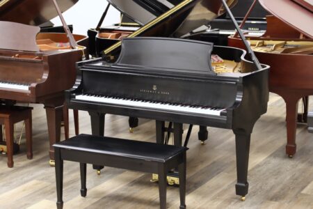 1991 Steinway & Sons model L | PianoWorks | full view