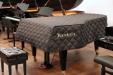 Fitted, embroidered cover on pre-owned Bösendorfer 214VC