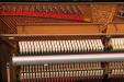 Seiler ES126 upright piano, bass strings and hammers