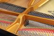 Pre-Owned Cristofori grand piano, view of tenor strings and hammers