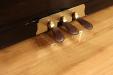 Pre-Owned Hailun model 121, view of solid brass pedals