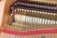 Pre-Owned Weber W-157 piano, detail of agraffes