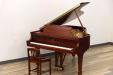 Refurbished Steinway model L, shown with piano chair