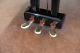 Pre-Owned Yamaha GB1K baby grand piano, solid brass pedals