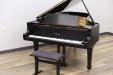 1980 Yamaha C7D - satin ebony, front view