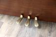2007 Yamaha P22 | PianoWorks | solid brass pedals