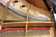 Pre-Owned Yamaha C1 | PianoWorks | view of plate and pins