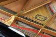 Pre-Owned Yamaha C1 | PianoWorks | view of soundboard, strings, hammers