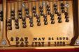 1889 Steinway A | PianoWorks | tunings pins detail