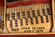 1889 Steinway A | PianoWorks | tuning pins detail