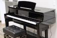 Pre-Owned Yamaha N1X hybrid piano | PianoWorks | right angle view