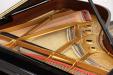 Rebuilt & Updated 1908 Steinway model A | PianoWorks | view of strings, soundboard & cast iron frame
